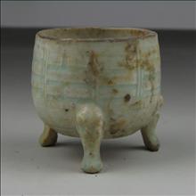 宋代执壶青白瓷八方执壶影青酒壶-酒壶-北宋青白瓷- 藏点啦古玩网