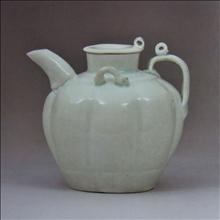 元代影青瓷酒壶/酒注-酒壶-元影青- 藏点啦古玩网