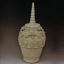 宋代景德镇窑影青瓜形瓶-北宋青白瓷-瓶罐炉- 藏点啦古玩网