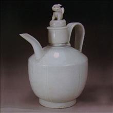 宋代青白瓷水注酒壶带盖-酒壶-北宋青白瓷- 藏点啦古玩网