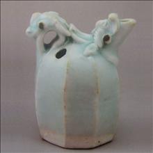 北宋青白瓷龙形水注繁昌窑-酒壶-文房-北宋青白瓷- 藏点啦古玩网