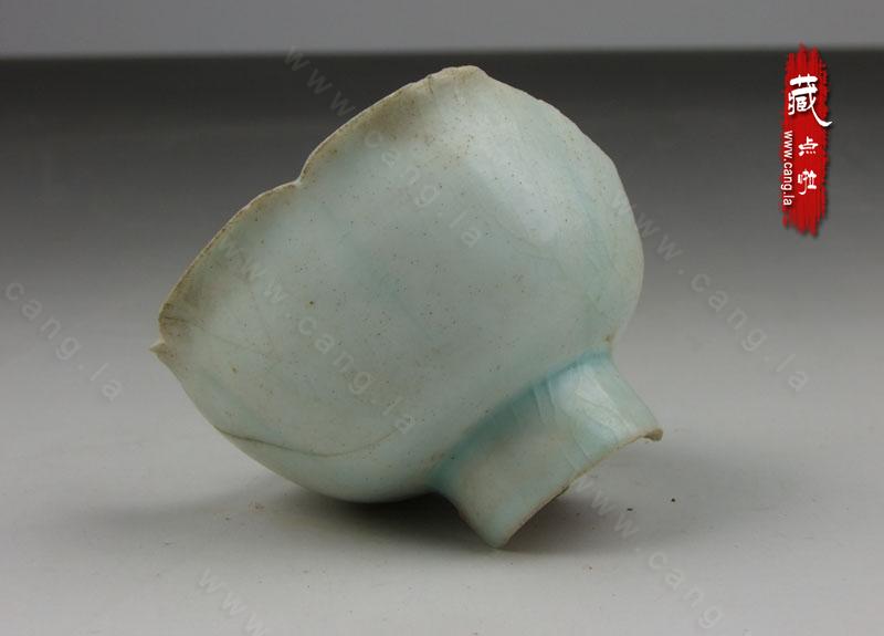 馆藏级标本高脚杯湖田窑一级釉水