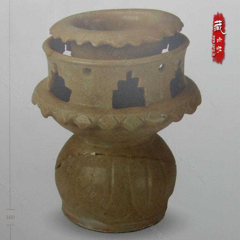 北宋青白瓷器 镂孔香炉