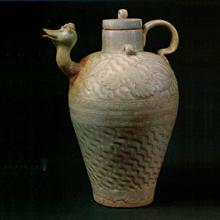 宋代执壶青白瓷八方执壶影青酒壶-酒壶-北宋青白瓷- 藏点啦古玩网