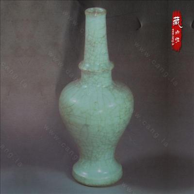 元代景德镇窑影青瓷器 长颈瓶