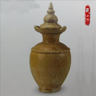 北宋早期青白瓷器 带盖罐 繁昌窑